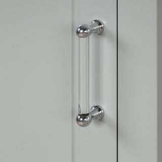 Tall Freestanding Bathroom Storage Cabinet With 2 Drawers And Adjustable Shelf