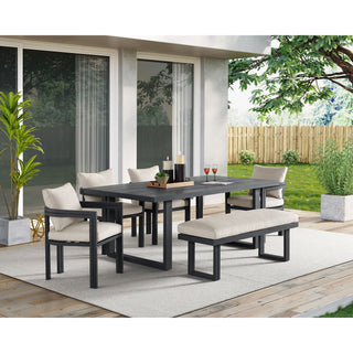 Playa - Dining Chair (Set of 2) - Dark Gray / Beige