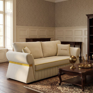 3 Seater Sofa & Pocket Coils And Foam Cushion