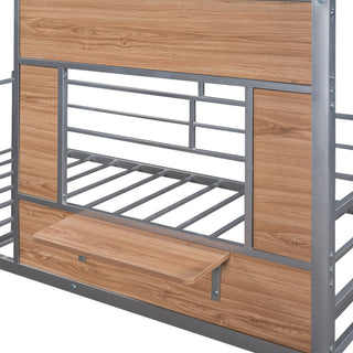 Loft Bed With Roof, Window, Guardrail, Ladder