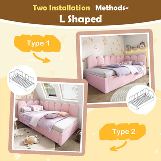 Upholstered Daybed With Pull-Out Bed