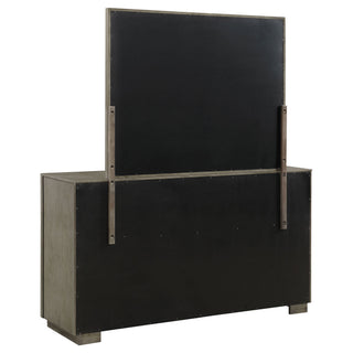 Prescott - 8 Drawer Dresser With Mirror - Brown