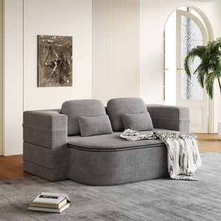 2 In 1 Foldable Sofa Bed With Multi Functional Blanket