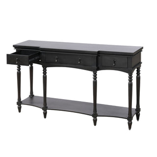 Retro Console Table With 3 Soft Close Drawers