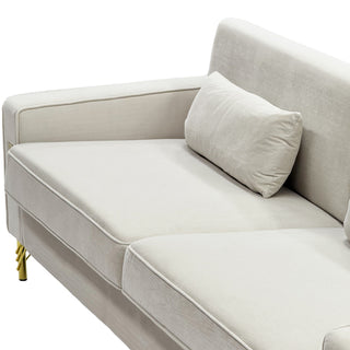 2 Pieces Sofa Sofa Set With Removable Cushions For Home Apartment