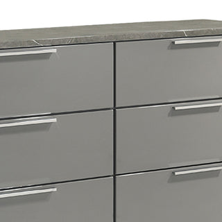 Elara - Dresser With Spacious Drawers - Gray