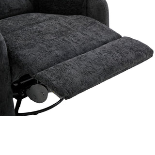 Manual Recliner Massage Chair With Swivel Rocker, 8 Massage Modes, Side Storage Pocket