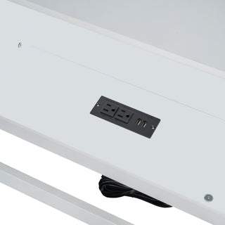 Floor Bed With Storage Cabinets And USB Ports