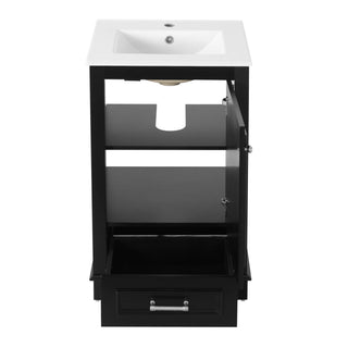 20" Bathroom Vanity With Sink, 1 Drawer, Freestanding Single Set
