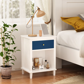 Nightstand With 1 Drawer 1 Shelf