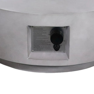 Reinforced - Propane Gas Outdoor Fire Pit Table With Lid