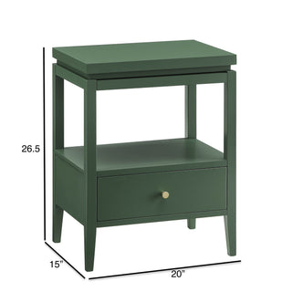 Olana -1 Drawer Nightstand With Floating Top Design