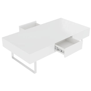 Rectangular Coffee Table With Hidden Storage