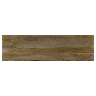 Roman - 3 Door Server With Chevron Design - Brown