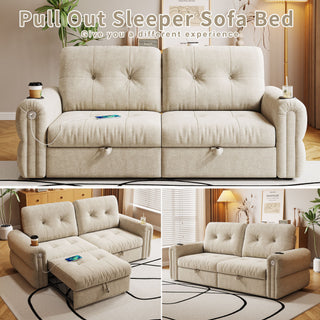 Cloud Like Convertible Sofa Bed With For Living Room