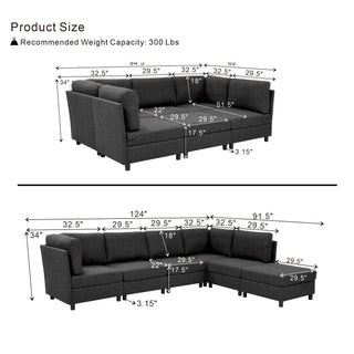 Modern Modular Sofa For Living Spaces