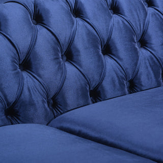 Chesterfield Style 3 Seater Sofa With Deep Button Tufting
