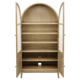 Kimpton - 4 Door Dining Display Cabinet - Beige
