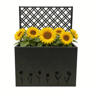 Tall Planter Raised Garden Bed With Trellis
