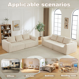 Minimalist Set With Curved Lines & Gently Sloped Backrest