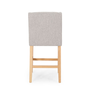 Vienna - Contemporary Fabric Tufted & Wingback Counter Stools (Set of 2)