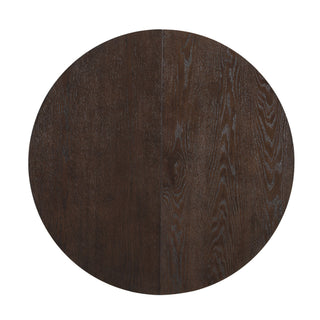 Topmax - 5 Piece Modern Extendable Round Dining Table Set With Removable Leaf For Small Places