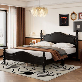 Platform Bed Frame With Slat Support