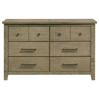 Pelton - 6 Drawer Dresser - Oak