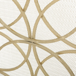 Thayer - Single Panel Iron Fireplace Screen With Geometric Design