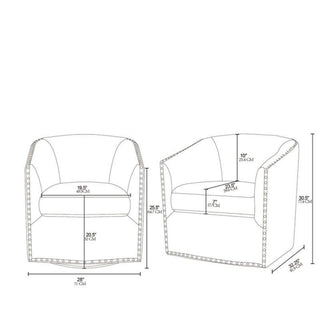 Luxurious Chair With 360 Degree Rotation