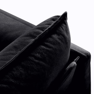 Modern Oversized Deep Seat Luxury 2 Piece Sofa Set With 4 Pillows