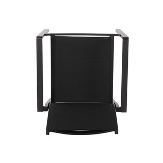 Baird - Outdoor Mesh And Aluminum Dining Chairs - Black