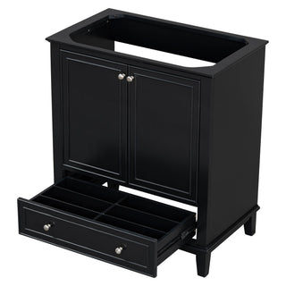 Modern Bathroom Vanity Base Only With Doors And Drawer