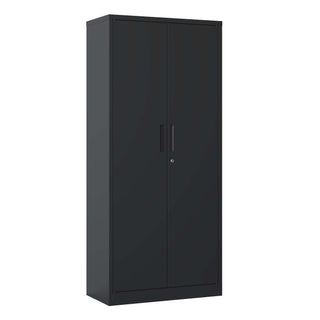 Heavy Metal Garage Storage Cabinet With Locking Doors, Steel, Adjustable Shelves