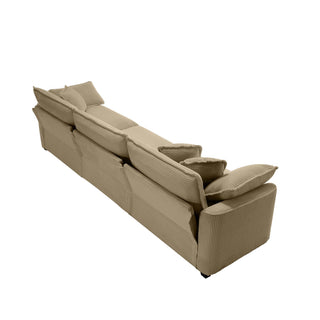 Elegant Oversized Sectional Sofa Set With Deep Seats And Flexible Layout