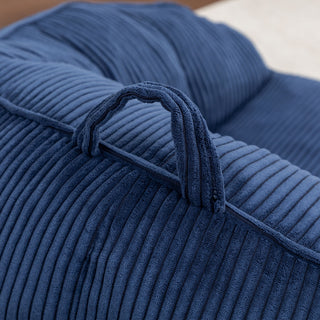 Giant Bean Bag Chair Sofa For Living Room - Dark Blue