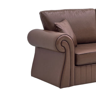 3 Seater Sofa With Pocket Coils And Foam Cushion, Removable Seat