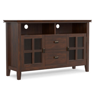 Artisan - TV Media Stand, Handcrafted - Russet Brown
