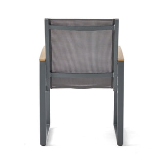 Aresha - Metal Outdoor Dining Armchair (Set of 2) - Gray