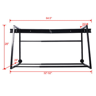 Heavy Duty Adjustable Garage Wall Multi-Tire Rack Storage - Black