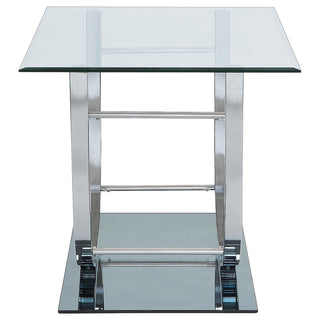 Garrett - 2 Piece Coffee Table Set - Chrome