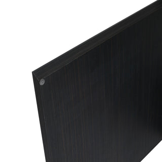 28" Wall Mounted Bathroom Vanity With Sink & Soft Close Door - Black Chestnut