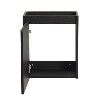 Modern Bathroom Vanity With Ceramic Basin, Wall Mounted Floating Sink Combo, Storage Cabinet