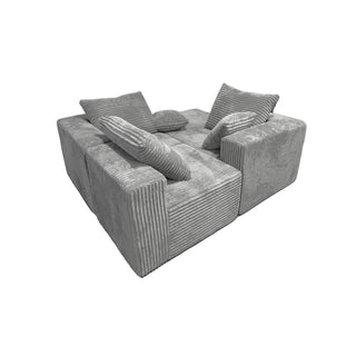 Corner Combination Sofa Sectional Couch With Soft Fabric