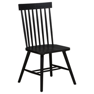 Finley - 5 Piece Dining Set With Round Table And Spindle Back Chairs