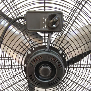 Drum Fan With Pure Copper Wiring Motor And Blades - Black