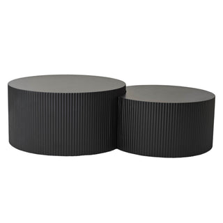 Wave Stripe Nesting Coffee Table (Set of 2)