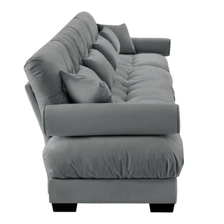 Super Comfort Oversized Modular Sectional Sofa, Deep Seat Convertible L Shaped Couch