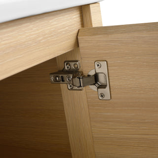 Freestanding Bathroom Vanity With Sink & 2 Soft Close Doors