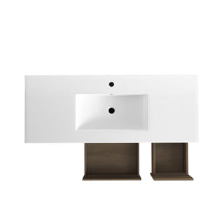 Bathroom Vanity With Abundant Storage 2 Soft Close Doors And 9 Drawers